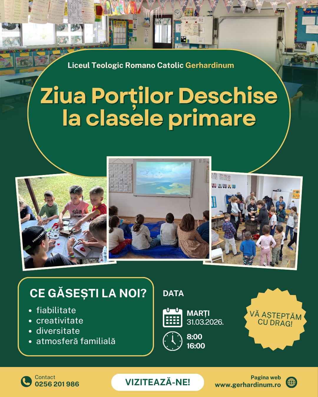 ziua portilor deschise clase primare